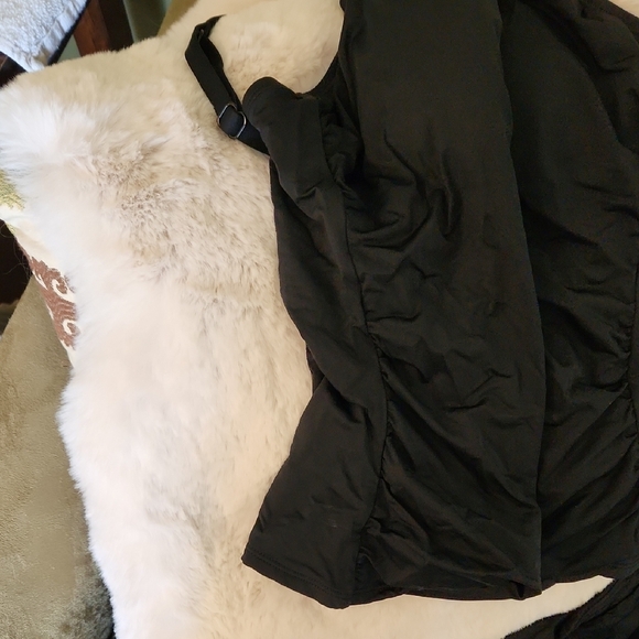 NWT Jantzen's Black Two Piece Swimsuit-Size 14 - Picture 4 of 5